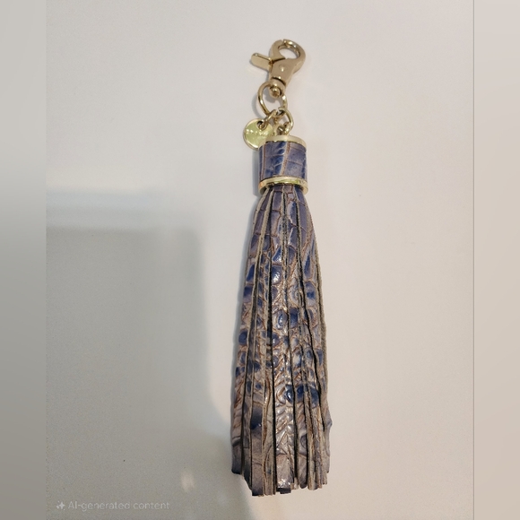 Brahmin Accessories - Brahmin Large Tassel In Washed Indigo